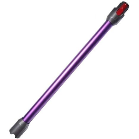 Compatible avec les aspirateurs sans fil Dyson V7, V8, V10, V11 et V15 : tube d'extension à dégagement rapide (pièce de rechange pour aspirateur balai sans fil) (tube métallique) (tiges violettes)