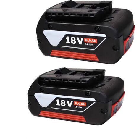 Compatible avec les batteries Li-ion Bosch 18 V 6,0 Ah — Compatible avec BAT609, BAT618, BAT620 — Offre des performances puissantes et durables pour les outils de qualité professionnelle.