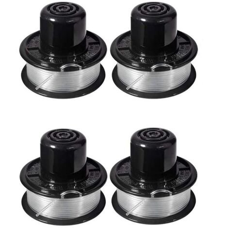 Compatible avec les bobines de rechange BLACK+DECKER RS-136-BKP & A6226-XJ pour les fils de coupe et de taille de pelouse(4 Pièces)
