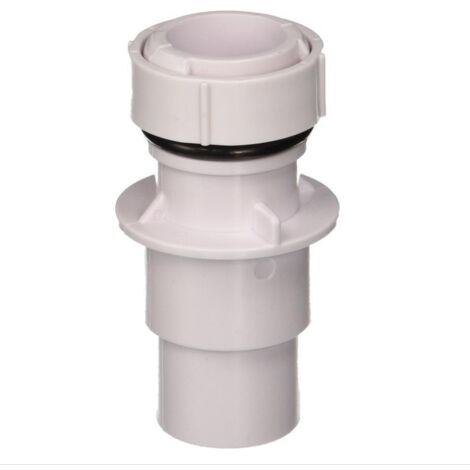 Compatible avec les filtres à skim 4552 et 1,5" des piscines Intex et Bestway (adaptateur de pompe).