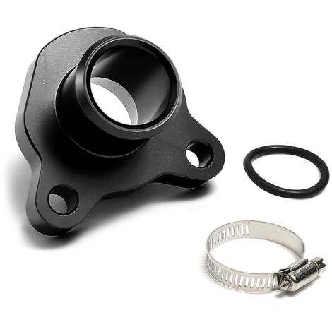 Compatible avec les modèles 335i N54, 330i, 335xi, 135i et 325i : raccord de tuyau d'eau en aluminium 6061 (références : 11537541992 et 11537544638). Pièces de rechange Racing noires.