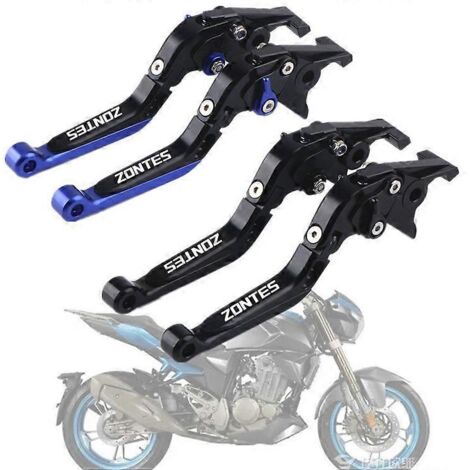 Compatible avec les modèles Shengshi Ghost ZT250R/S/ZT310R/X/V/T : Patin antidérapant de rechange pour klaxon de frein et accessoires de tirette d'embrayage – Argent