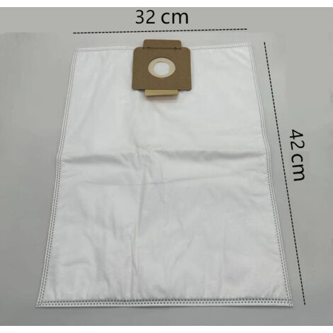 Compatible avec les sacs de collecte de poussière Karcher T7/1 / T8/1 / T12/1 / Clean Genie DS5300 (Allemagne), lot de 5 sacs filtrants haute efficacité.