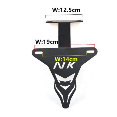 Compatible avec les supports de plaque d'immatriculation des motos CFMOTO 250NK et NK 250.
