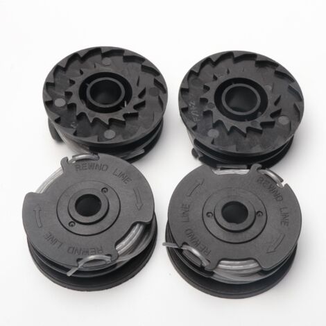 Compatible avec les tondeuses Greenworks : Kit de capuchon de bobine gris 2900719 — Accessoire pour fil de coupe-bordures et tondeuse à gazon, E