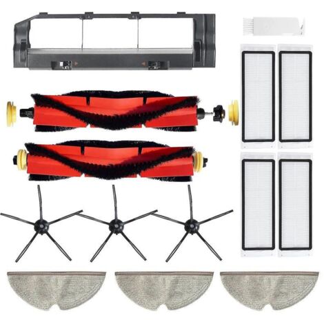 Compatible avec Roborock S6, S6 Maxv, S6 Pure, S5, Lot de 14 pièces de rechange