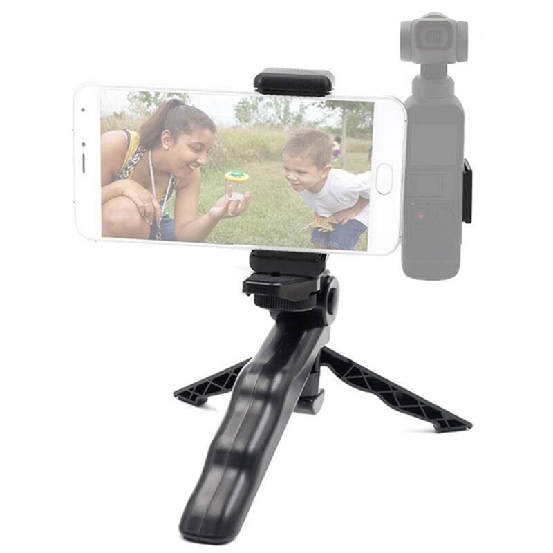 

Compatible con DJI Pocket 2 Tripode Soporte para telefono movil para bolsillo 2 Tripode Clip para telefono movil, Negro