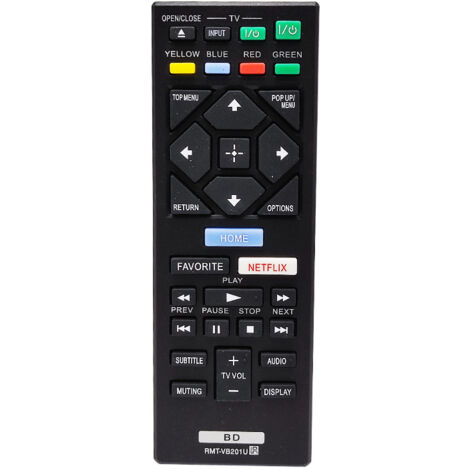 Compatible con el control remoto Sony Blu-ray DVD RMT-VB201U