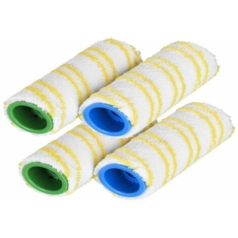 Compatible con Karcher FC3, FC5, FC7. Cilindros de repuesto (paquete de 4).