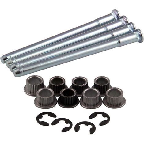 Compatible con kits de reparación de bujes y pasadores de bisagra de puerta (4 pasadores, 2 puertas), reemplazo LEDAUT para camionetas SUV de tamaño completo Chevy GMC 1988-2002