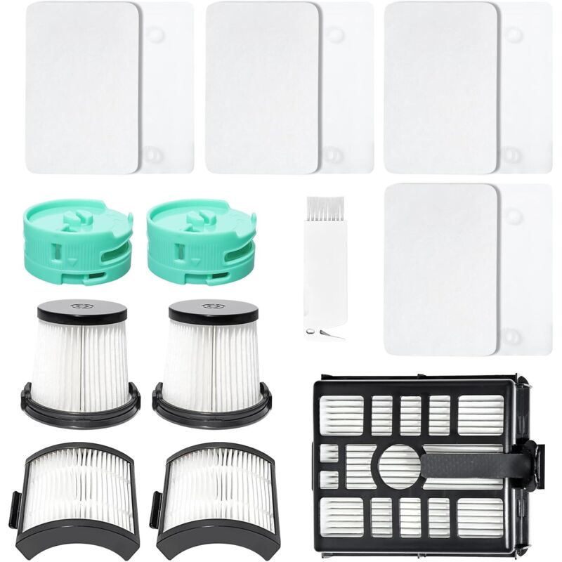 Compatible con los accesorios de la aspiradora SHARK: cartuchos de filtro y filtro de algodón IW3511/IW1111/IW1120