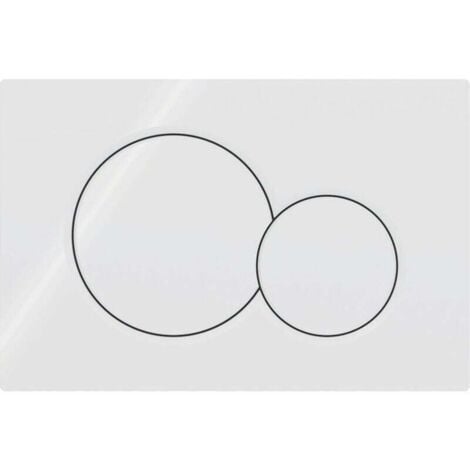 YMYNY Compatible con placa de accionamiento GEBERIT SIGMA 01 - Compatible con depósito de agua UP320/UP720 - 115.770.11.5 - Blanco