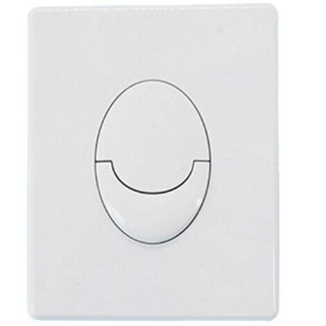 Compatible con ZVD GROHE Skate Air - Cubierta (ahorro de agua, funcionamiento de 2 volúmenes con inicio y parada, superficie duradera) / 38505SH0 Blanco