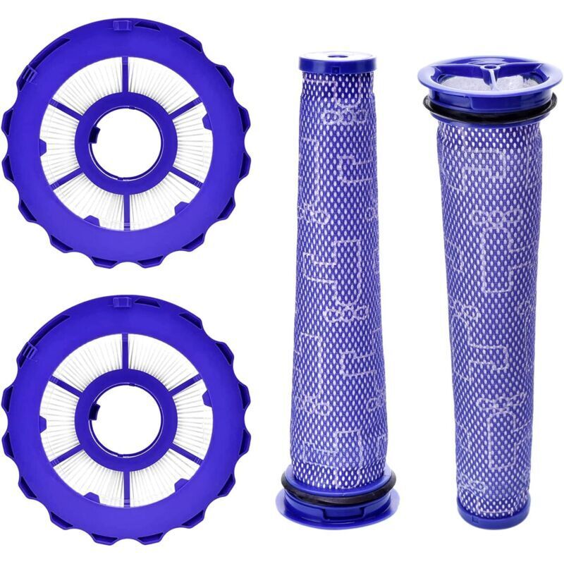 Compatible filters for Dyson DC40 vacuum cleaners - Replacement packs (front and rear) (2 pack)