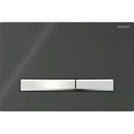 compatible Geberit Sigma50 - Plaque de déclenchement Sigma50, noir 115.788.DW.2