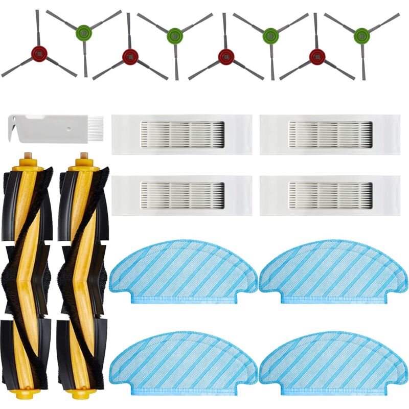 Compatible pour Ecovacs Deebot T8, Rechange Accessoires Compatible pour Ecovacs Deebot Ozmo T8 920 T8+ T8 AIVI T8 Max N8 Pro N8