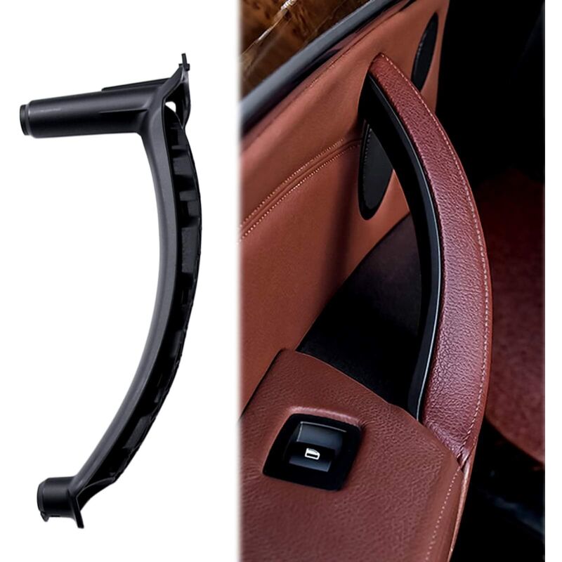 Compatible with BMW X5 E70 2008–2013, X6 E71/E72 2008–2014 Interior Left Door Handle X5 E70 Passenger Door Handle X6 E71/E72 Door Handle - Black