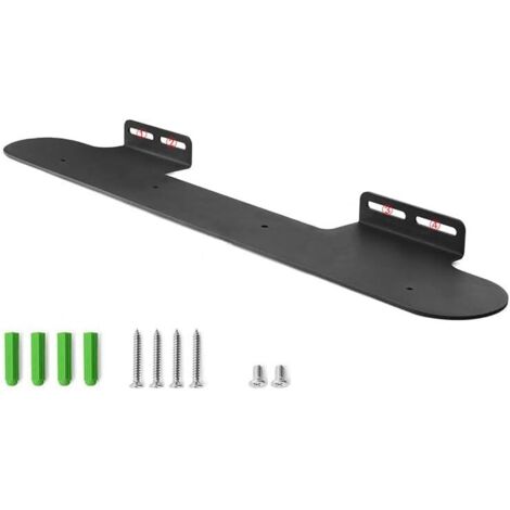Compatible With Bose Smart Soundbar 850 Holder Wall Mount Bose Smart Soundbar 850 Stand Accessories With Integrated Cable Management, Smart Home Speaker Accessories Rack (Black) 1 Piece