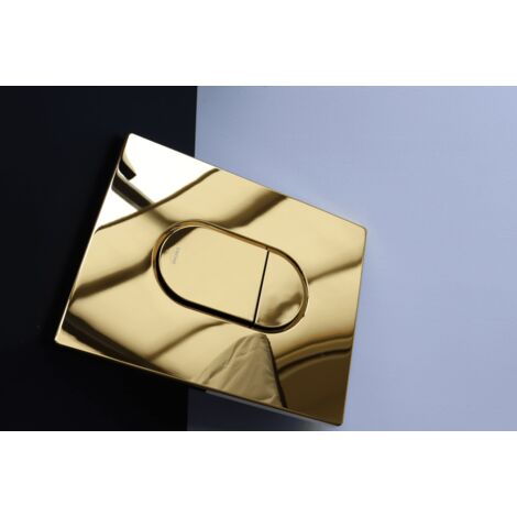Compatible with grohe flush panel water tank push plate bright gold