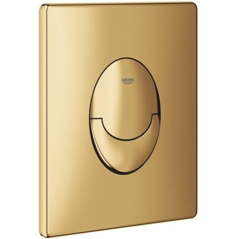 COOCHEER Compatible with Grohe sink flush plate, water tank, bright gold 38505GL0