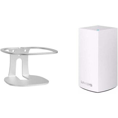 Compatible With Linksys Ac3900M Holder Wall Mount Linksys Ac3900M Stand Accessories, Smart Home Speaker Accessories Rack (Linksys Ac3900M, Silver) 2 Pieces