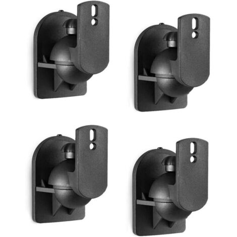 Compatible With Logitech Z906 Home Cinema Speaker Accessories Bracket Wall Mount Holder, Logitech Z906 Stand Logitech Z906 Metal Bracket Accessories, Logitech Z906 Accessories Rack (Black) 2
