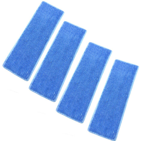 Compatibles avec les aspirateurs Proscenic P11/P10/P11 SMART/P11 COMBO, chiffons de nettoyage en microfibre bleue (paquet de 4)