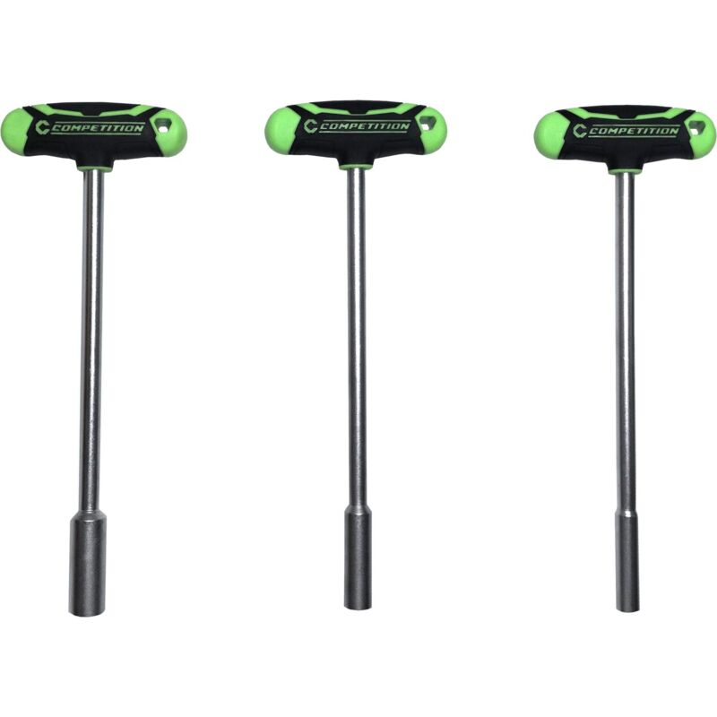 Kstools - competition Jeu de tournevis type douilles à poignée en t, 3 pcs, 8 - 13 mm