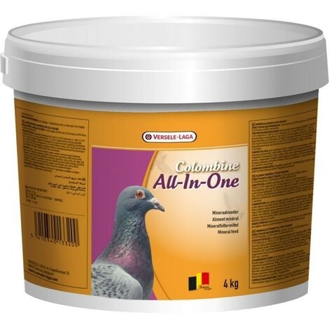 complejo mineral ALL IN ONE VERSELE LAGA para palomas cubo 4 kg