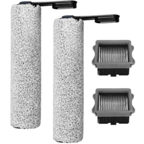 Complet d'accessoires pour Aspirateur Tineco Floor S7 S6, XU, 2 Rouleaux Brosses et 2 Filtres HEPA S7 Aspirateurs Humides filaire -