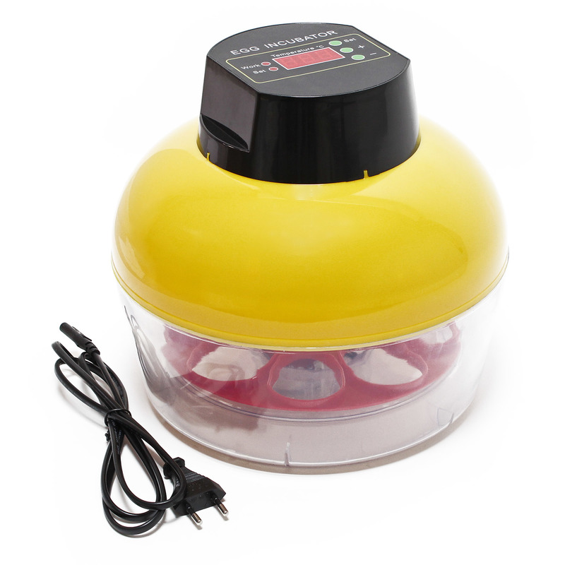 

Incubadora automática capacidad para 8 huevos, Incubación Cría Aves de corral Pollos Patos Granja
