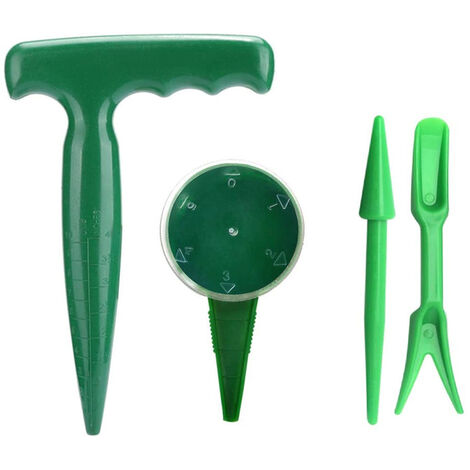 Plastic Seed Sower Seed Dispenser Gardening Supplies Adjustable Seed Seeder Gardening Tool 3pcs 