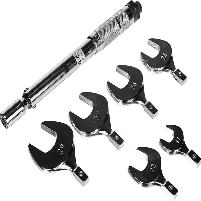 Full Kit Dinamometric keys with adjustable tightening torque