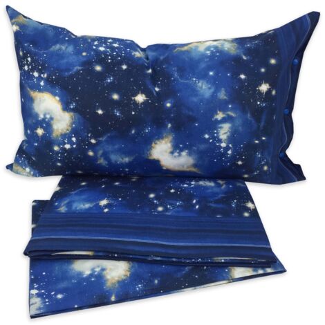 COMPLÉTER LA FEUILLE DE LITERIE GALAXY LUNE LUNE 1 PLACE