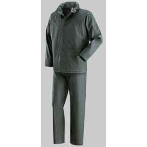 COMPLETO GIACCA E PANTALONE IMPERMEABILE 'IGUAZU' Tg. M - Col. Verde - NERI