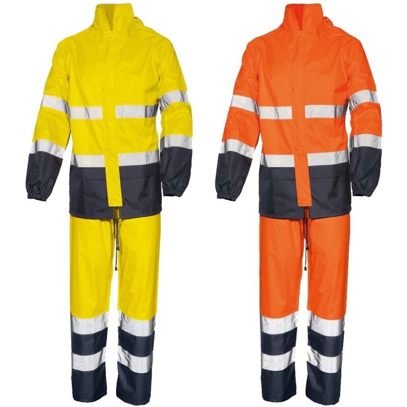 Industrial Starter - Completo impermeabile alta visibilità Glare 01800 - xxxl - Arancione