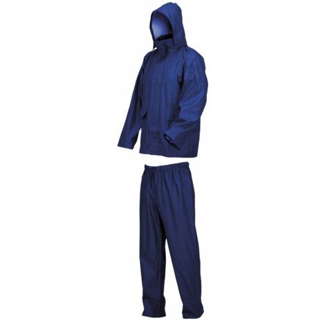 Completo Impermeabile Lluvia Tg. Xl Blu