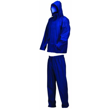 COMPLETO IMPERMEABILE LLUVIA TG.M BLU