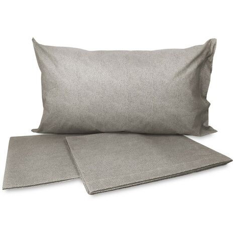 COMPLETO lenzuola LENZUOLO NEW BOY beige PURO COTONE Una Piazza