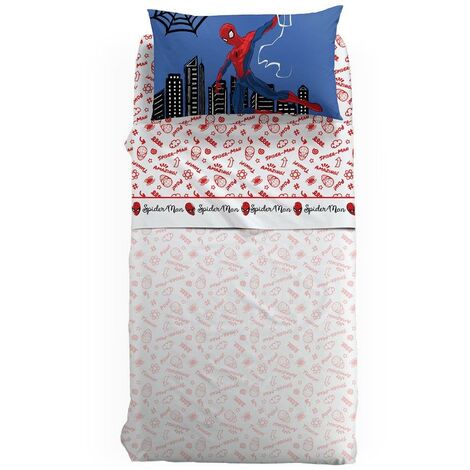 Completo Lenzuola Piazza e Mezza Spiderman Amazing Caleffi