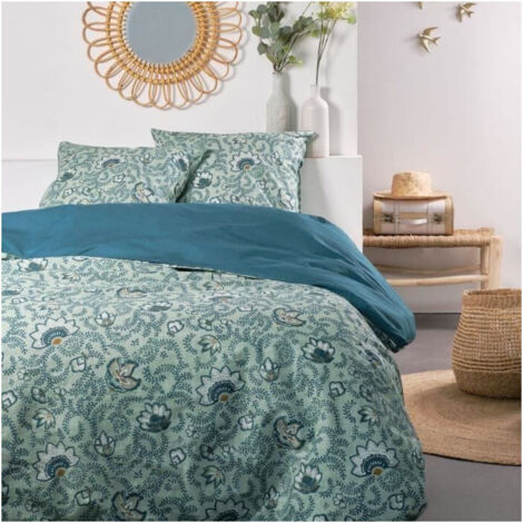 Completo letto TODAY Sunshine 240x220 cm Cotone Stampato Blu