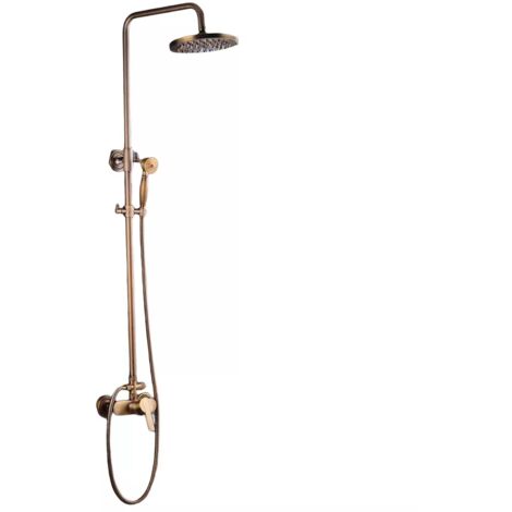 Completo Retro Set Doccia Soffione Doccia Doccetta Bronze Faucet Nostalgia Rubinetto