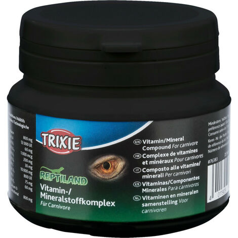 Complexe de vitamines et minéraux pour reptiles carnivores 80g - Trixie - Multicolor