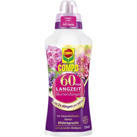 COMPO 60 Tage Langzeit Blumendünger 750ml