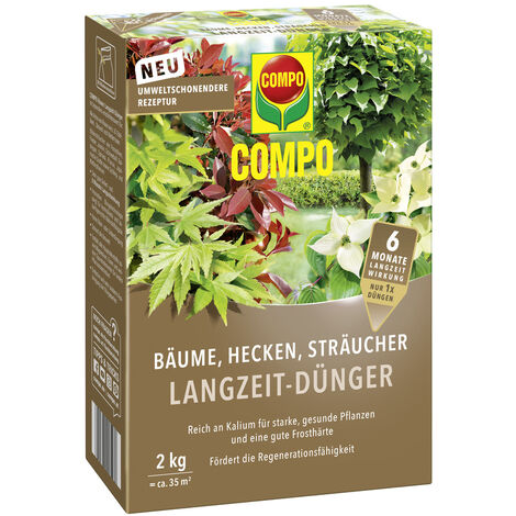 COMPO Bäume, Hecken, Sträucher Langzeit-Dünger 2kg