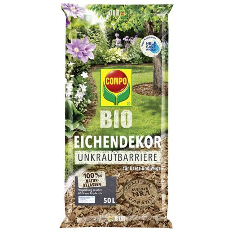 COMPO BIO Eichendekor & Unkrautbarriere - 50 Liter