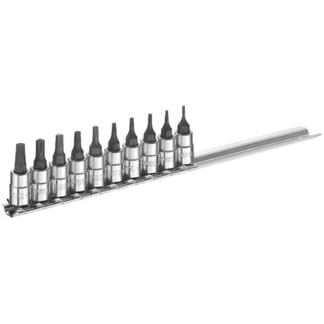 Compo douilles 1/4'-10 Pcs -Tnv Torx (boite de 10 pieces) - Expert