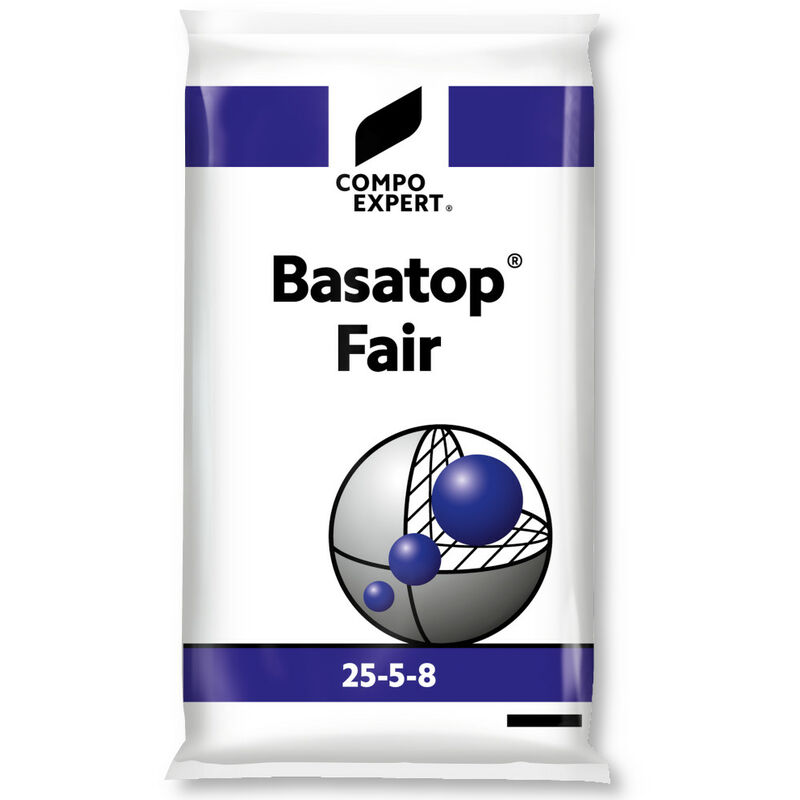 Basatop Fair 25 kg engrais pour gazon, engrais pour gazon sportif, engrais professionnel - Compo Expert