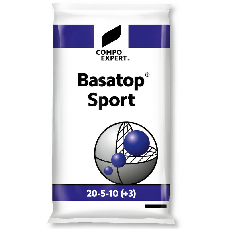 Basatop Sport engrais à gazon 25 kg, engrais à gazon professionnel, engrais à gazon de sport - Compo Expert