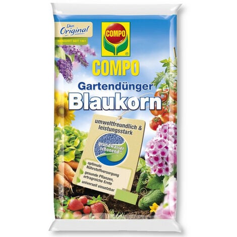 COMPO Gartendünger Blaukorn 7,5 kg Gartendünger Blumendünger Gemüsedünger